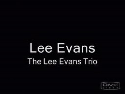 Lee Evans Trio