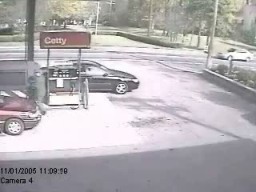 Motorcycle Runs Into Car