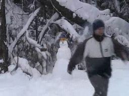 Snow Man Explosion